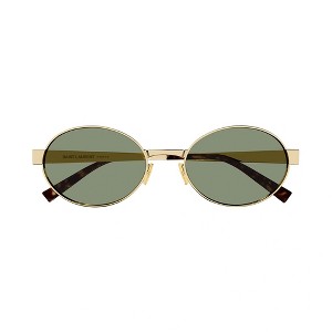 Saint Laurent NEW WAVE SL 692 003 Womens Oval Sunglasses Gold 55mm - 1 of 3