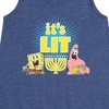 SpongeBob SquarePants It's Lit Hanukkah Graphic Sleeveless Aline Dress - Heather Navy - 5T - 2 of 4