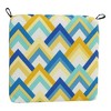 Blazing Needles, 20-inch by 19-inch Patterned Outdoor Chair Cushions (Set of 4) - 2 of 2