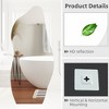 Wooakway 59"H/64"H/71"H Asymmetrical Accent Wall Mirror Novelty Full Length Mirror for Living Room Bedroom Entryway - 3 of 4