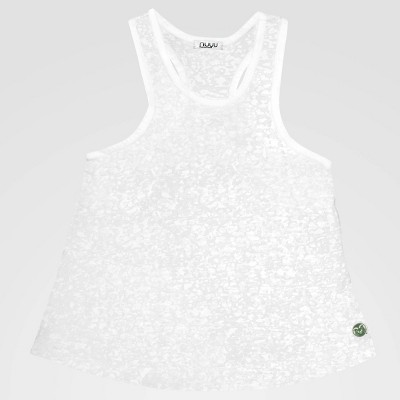 NCAA Colorado State Rams Racerback Burnout Tank Top - White M