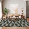 Modern Washable Area Rug - Contemporary Stain-Resistant Carpet for Living Room, Bedroom, Office - 4 of 4
