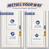 Panther Armor Push Plate, Metal Door Protector for Dog Scratching, Scratch Guards for Doors - 3 of 4