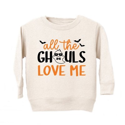 The Juniper Shop All The Ghouls Love Me Bats Toddler Graphic Sweatshirt