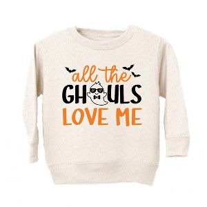 The Juniper Shop All The Ghouls Love Me Bats Toddler Graphic Sweatshirt - 1 of 3