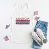 Simply Sage Market Women's America With Stars and Stripes Racerback Graphic Tank - 3 of 3