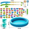 TEMI Magnet Fishing Game for Kids 4-8, Fish Toys for Kids 3-5, Bathtub Floating Fishing Pole, Water Table Pool with Rod Net - 2 of 4