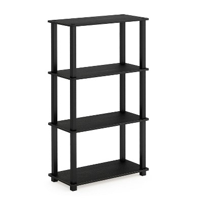 Furinno 4-Tier Open Decorative Bookshelf Multipurpose Display Rack,Americano