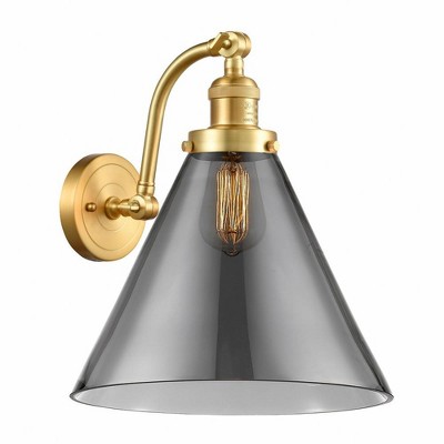 Cone - 1 Light Wall Sconce In Industrial Style-14 Inches Tall and 12 Inches Wide