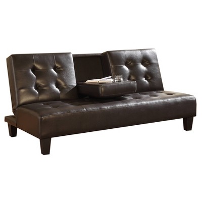 target leather futon
