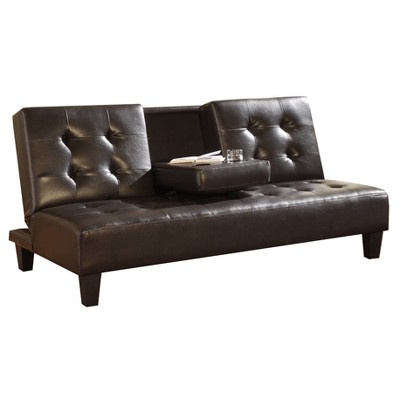 leather futon target