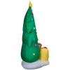 Grinch Airblown Inflatable Putting Ornaments on Tree  LG Scene Dr. Seuss , 8.5 ft Tall - 3 of 4