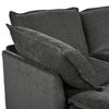 67" Modular Sectional Sofa Bed with Storage Seat & Faux Double-Layer Cushions - 4 of 4