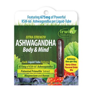 Irwin Naturals Dietary Supplement Ashwagandha Mind & Body Liquid - 1 of 3