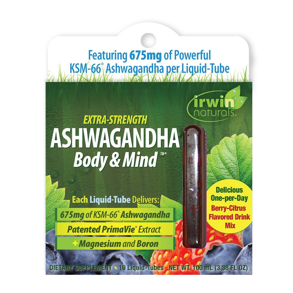 Photos - Vitamins & Minerals Irwin Naturals Dietary Supplement Ashwagandha Mind & Body Liquid