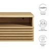 Modway Render Wall-Mount Nightstand – Floating Bedside Table with Open Shelf and Slatted Detail, Mid-Century Storage Accent - 3 of 4