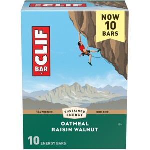 CLIF Bars Oatmeal Raisin Walnut Energy Bars - 24oz/10pk - 1 of 4