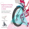 Infans 18 Inches Kids Bicycle w/Training Wheels & Basket for Boys & Girls Age 5-9 Years - 3 of 4