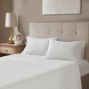 Madison Park 12pc King Grace Jacquard Comforter Set with Bed Sheet Silver - 4 of 4