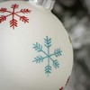 4"H Sullivans Christmas Retro Ball Snowflake Ornament  Multicolor - image 2 of 2