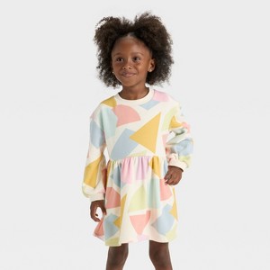 Toddler Girls' French Terry Dress - Cat & Jack™ - 1 of 3
