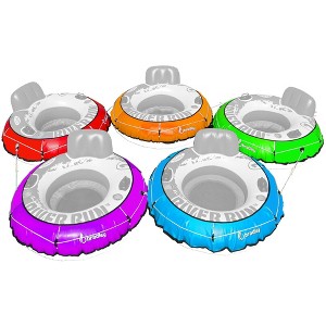 Bradley 5 Pack Heavy Duty River Tube Cover Only; Made in USA; Compatible with Intex River Run 53" tube - 1 of 4