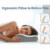 LISM Memory Foam Neck Bed Pillow,Ergonomic Cervical Pillow for Side Back Stomach Sleeper - 3 of 4