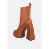 Frosty High Platform Block Heel Chelsea Boot Women - 4 of 4