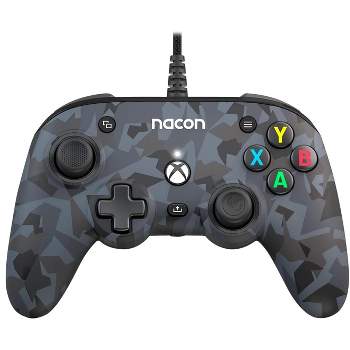 RIG 50-1225-01 Nacon Pro Compact Wired Controller with Dolby Atmos for Xbox One, Xbox Series X/S, PC Urban Camo Edition Certified Refurbished