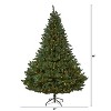 8ft. Spruce Artificial Christmas Tree with 500 Clear Lights and 1948 Branches – Classic Full Holiday X-Mas Tree - 2 of 4