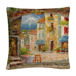 Rio 16 X 16 Decorative Throw Pillow by Trademark Fine Art - 1 of 4