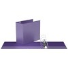 Easyview 4pk 5" Premium 11x17" Angled D-Ring Binder Purple: Hard Cover, 700 Sheet Capacity, 2 Pockets, Polypropylene - 2 of 4