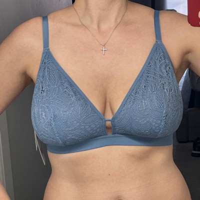 Nemesis Plus Size Scalloped Bralette in Teal