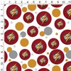 Justice League Movie Flash Logo Gift Wrap 30" x 72" - 2 of 4