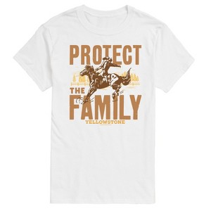 Men's - Yellowstone - Protect The Family Short Sleeve Graphic T-Shirt - 1 of 4