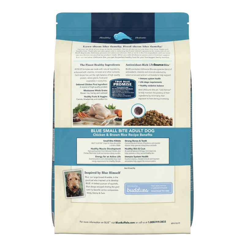 Blue Buffalo Life Protection Small Bite Chicken & Brown Rice Recipe Adult Dry Dog Food, 6 of 12