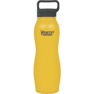 Healthy Human Stainless Steel Curve Water Bottle |(21 oz/ 621 ML, Limoncello) - 1 of 4