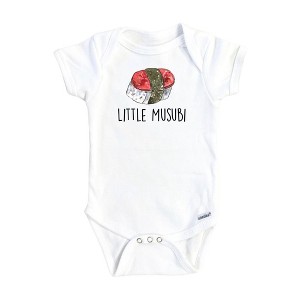 Spam Musubi Little Onesie® Baby Boy Girl Clothes Infant Bodysuit Funny Cute Newborn GS1 - 1 of 3