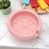 Unique Bargains Popsicles Mould Hand Washable Plastic Pink 3.46"x3.46"x0.94" 1 Pc - 2 of 4
