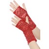 INSPIRE CHIC Women's Sparkle Sequin Gloves 1 Pair - 4 of 4