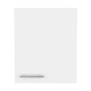GlasFlength Kitchen Storage 1 Door Kitchen Wall Cabinet Internal Shelves Cabinet Storage Cupboard for Kitchen, White, 13.1"*19.7"*23.6" - 1 of 4
