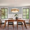 Dewdrop 23.62'' Adjustable Rod Boho Pendant Light Kitchen Island Lighting 4 Light Double Drum Shade ETL - 4 of 4