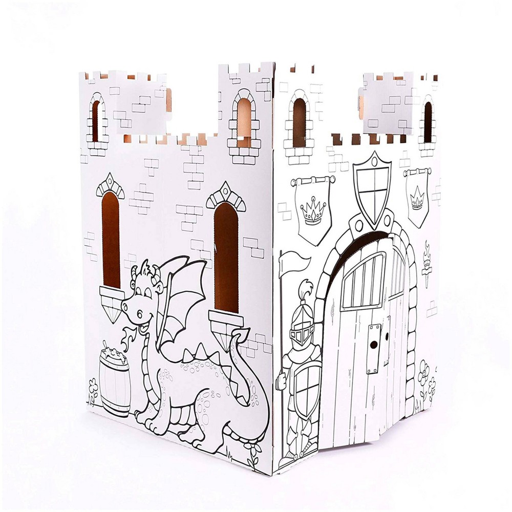 Easy Playhouse Fairy Tale Castle: Cardboard House for Kids