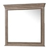 Royal Hampton Dresser Mirror, Beveled Glass, Weathered Gray Solid Wood, 38x42 - 2 of 4