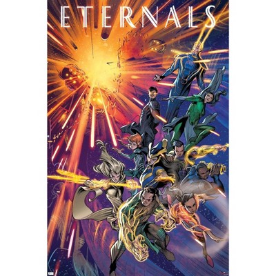 Trends International Marvel Eternals - Immortals Walk Comic Unframed Wall Poster Prints