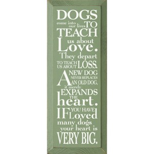 Slickblue Pet Loss Wall Decor – Sentimental Dog Quote Wood Sign – Rustic Home Accent for Dog Owners 7x18, Color Options - 1 of 3