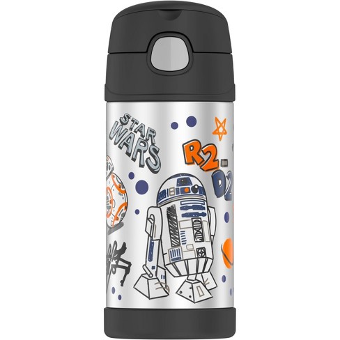 Thermos 12oz Star Wars Funtainer Water Bottle Black Target