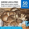 Impresa 50 Pack Mushroom Growing Bags - Large Extra Thick 6 Mil Bags 6"X 5"X 20" 0.2 Micron Filter Breathable-Autoclavable Bags - 2 of 4