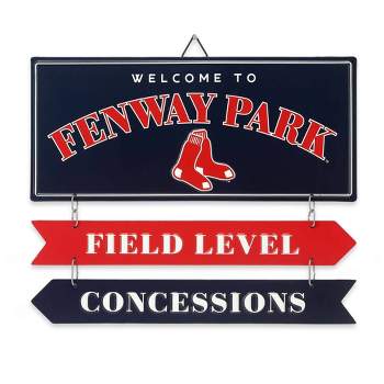 MLB Boston Red Sox Baseball Field Metal Panel