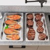 6-Piece Stainless Steel Hotel Pan Set – Commercial Grade Buffet & Food Storage Pans for Catering & Restaurant Use - 2 of 4